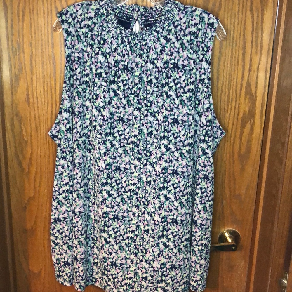 Apt. 9 3X multi colored & lined EUC